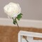 Peony Flower Stem Faux Floral Green Flexible Stem Decor- Set of 4